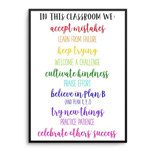 Growth Mindset Poster 2 